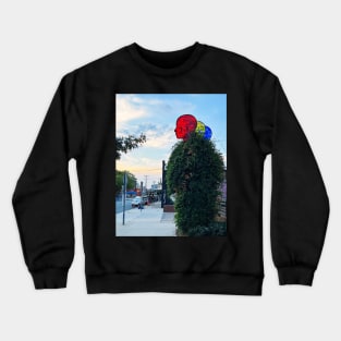 Stained Glass Silhouettes in Charlotte Crewneck Sweatshirt